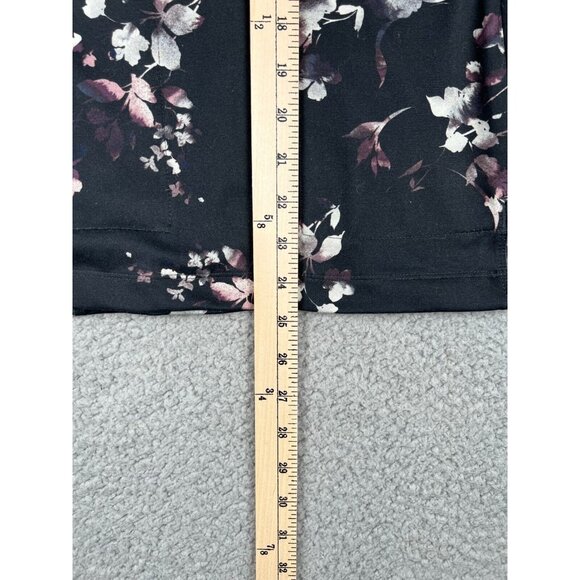 J. Jill Women's Fit Peach-Soft Quarter-Zip Sweatshirt Top Large Floral Print - Picture 7 of 9